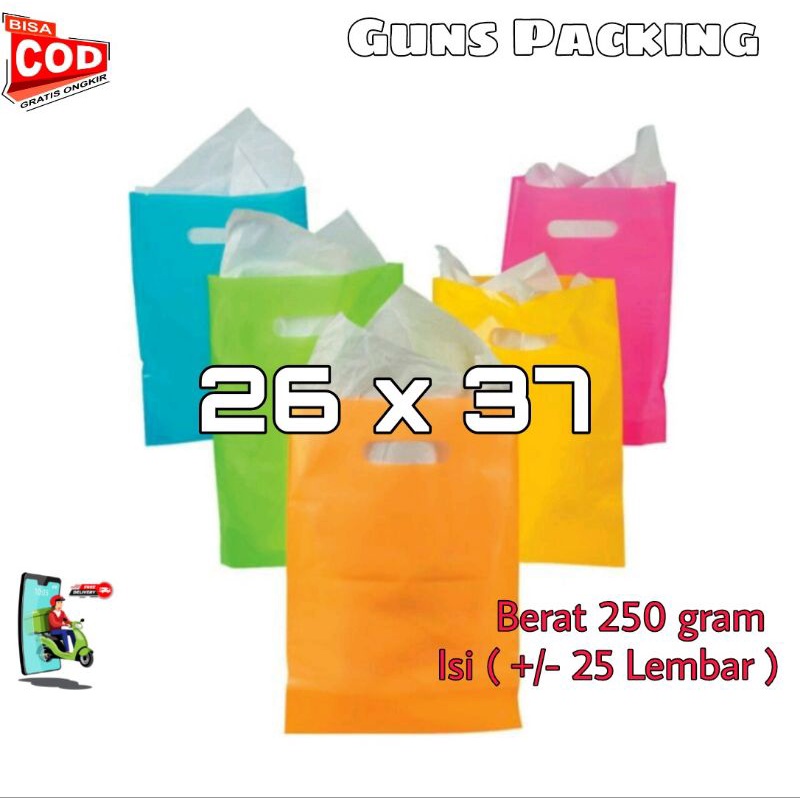 Jual Plastik Olshop Hd Plong Uk 26 X 37 Berat 250 Gram Isi 25 Lembar Premium Qualiy 6609