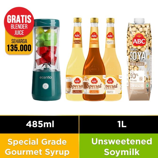 

ABC Paket Sirup Special Grade & Unsweetened Soymilk