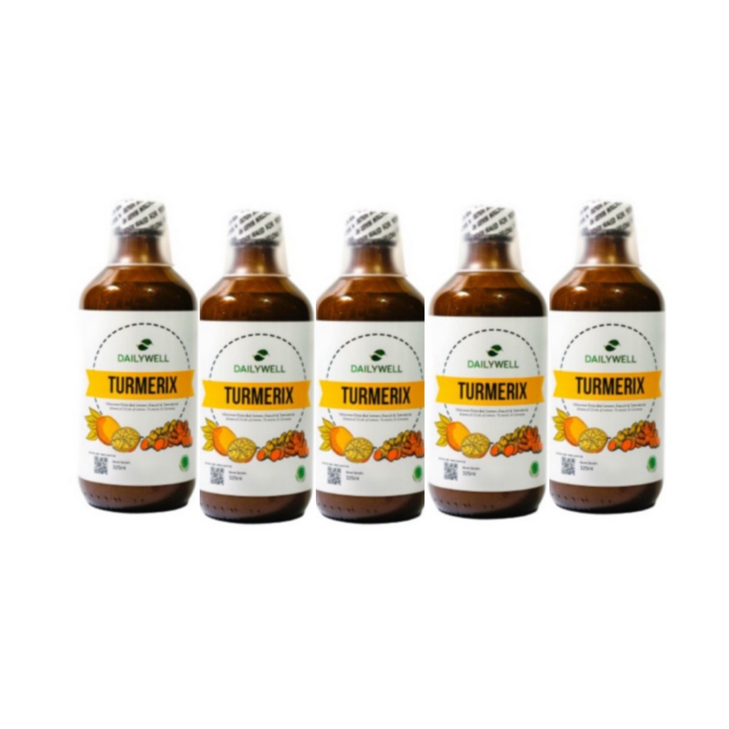 

Bundling 5 Dailywell Turmerix Minuman Herbal [Campuran Lemon]