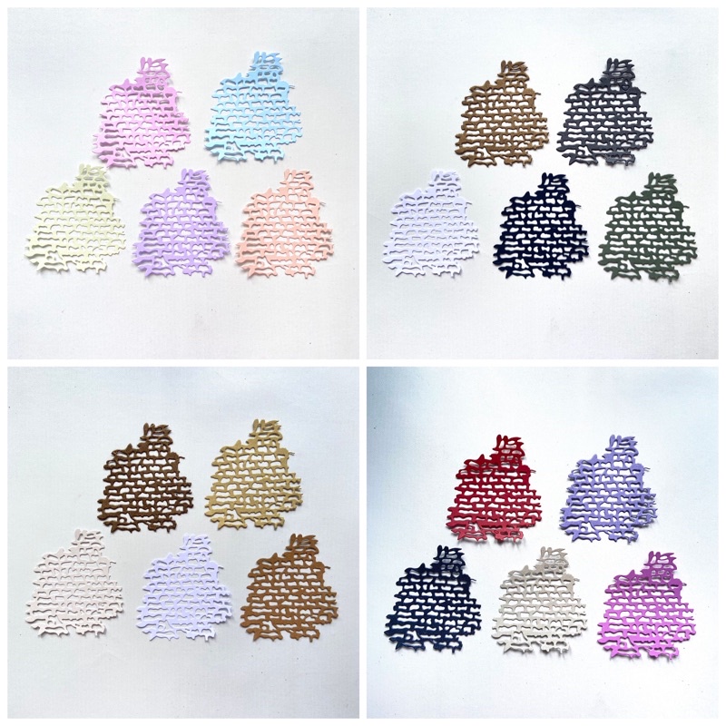 

1 set 5pc die cut / cut die / dies cut / cut dies for scrapbook journal journaling bujo bata wall