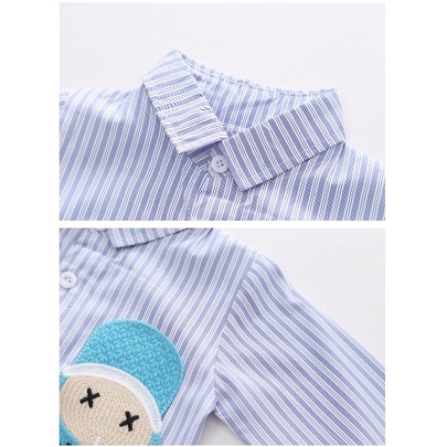 Baju Setelan Anak Cowok Lengan Panjang Impor PREMIUM QUALITY- MATA SILANG KEMEJA + JEANS