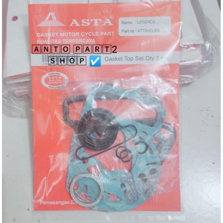 GASKET TOPSET / PAKING TOP SET HONDA LEGENDA / SUPRA FIT LAMA / SUPRA FIT NEW / REVO 100 LAMA / SUPR