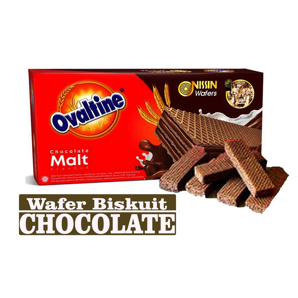 

Wafer Biskuit Chocolate Malt Ovaltine 150g