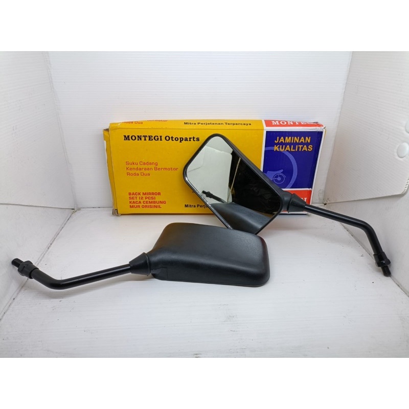 spion motor klasik RC 100 drat 12 suzuki kaca cembung import