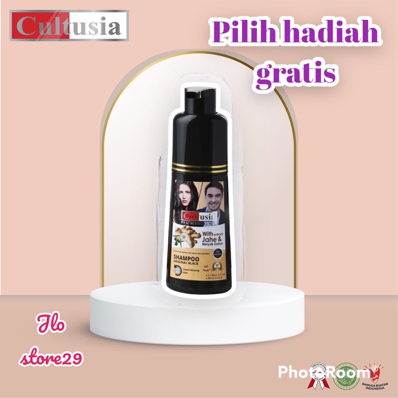 Shampo Black Cultusia 160ml / Shampo Cultusia Black / Shampo Black / Shampo Uban / Penghitam Rambut 