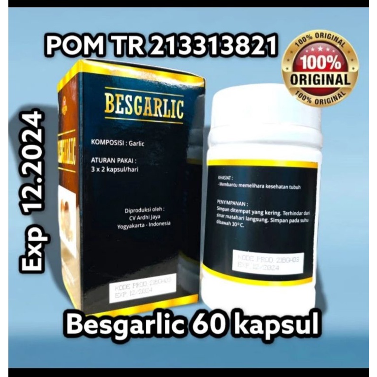 Kapsul Bawang Hitam Bestgarlic 60 kapsul