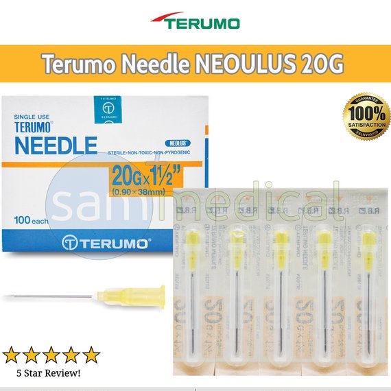 Terumo Needle NEOLUS 20G per 10 pcs