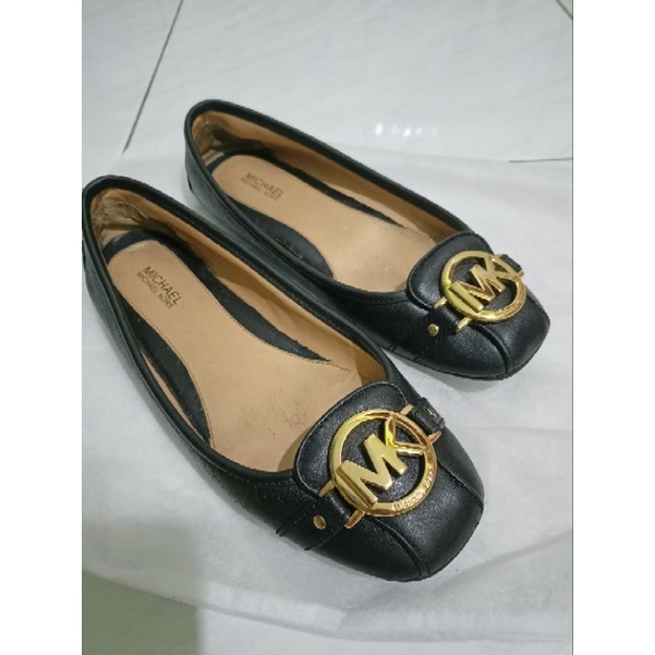 SEPATU FLATSHOES BRANDED MK MICHAEL KORS SIZE 37 ORIGINAL AUTHENTIC PRELOVED