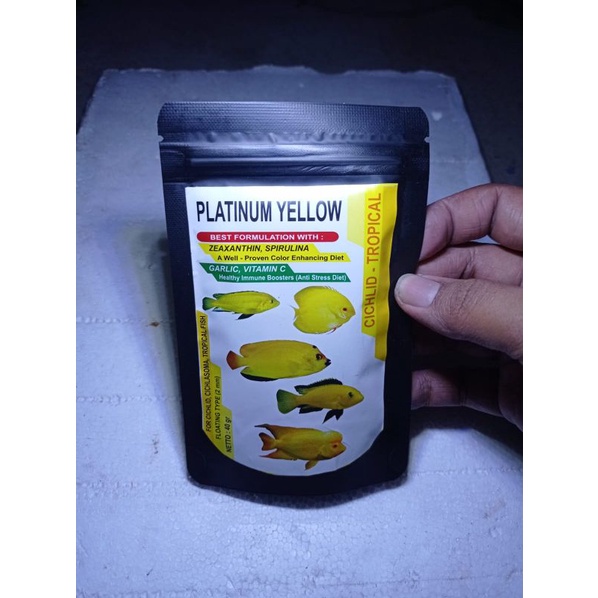 Pakan Chana Maxi Red Yellow Blue Chiclid Premium