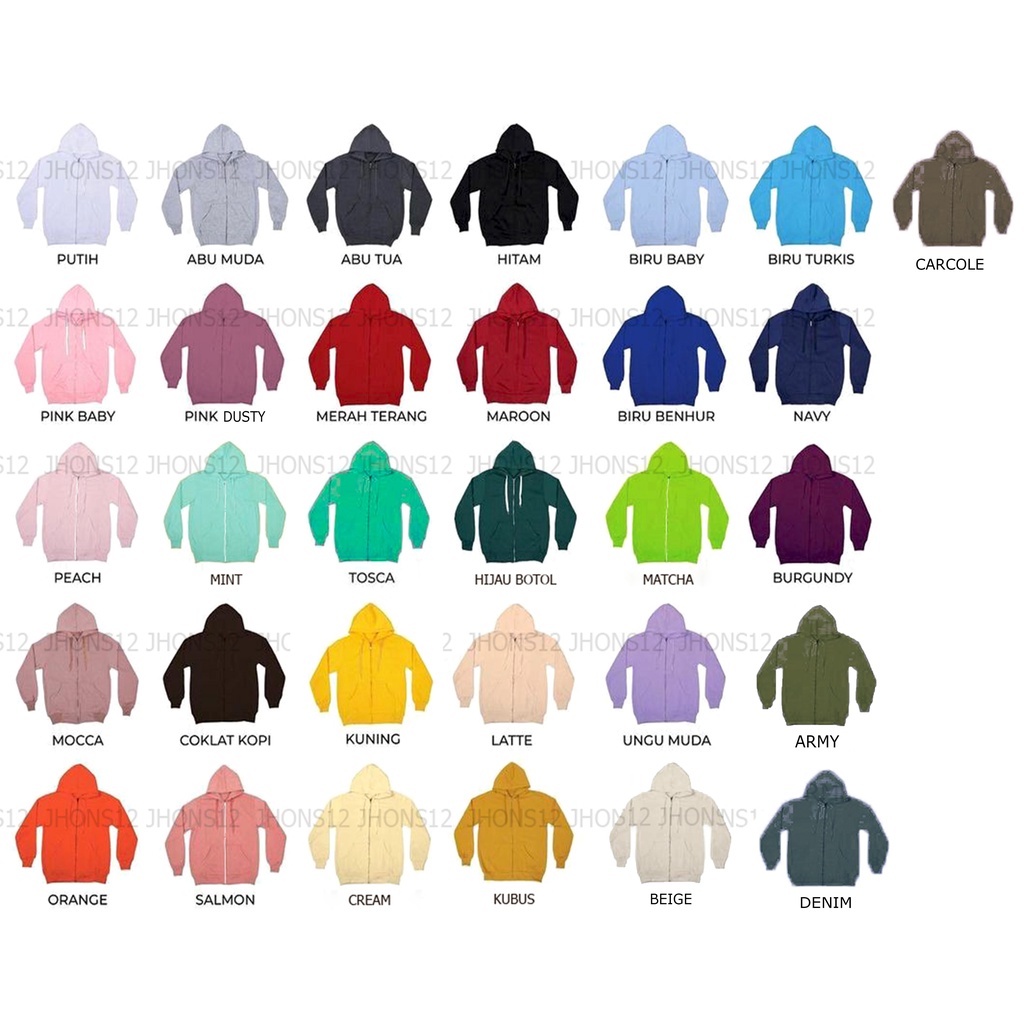 JAKET HOODIE POLOS ZIPPER SWEATER POLOS JACKET POLOS JAKET POLOS M L XL XXL PRIA WANITA JHONS12