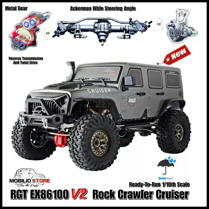 Promo Rgt Ex 86100 V2 1:10 Scale Rock Crawler Cruiser 4Wd Offroad Rtr Rc Car