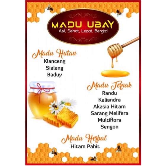 

ASLI !!! Madu Multiflora Botol 500 gram - MADU UBAY