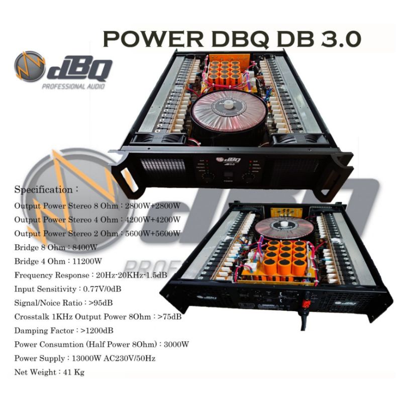 POWER 2 CH DBQ 3.0 PROFESSIONAL GB CLASS ORIGINAL