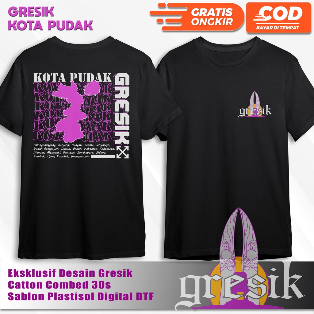 Kaos Kota Gresik | Gresik Kota Pudak