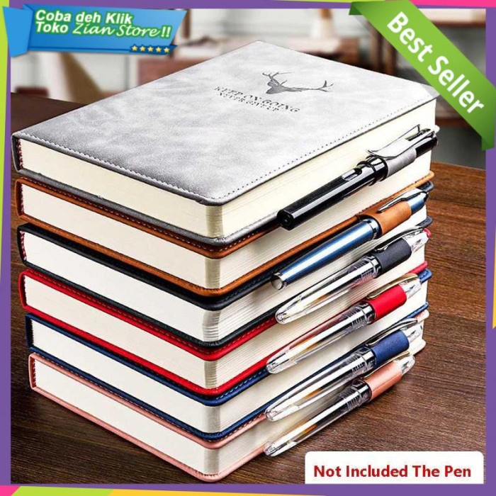 

Jurnal Buku Catatan Agenda Kerja Notebooks Cover Kulit Kertas A5