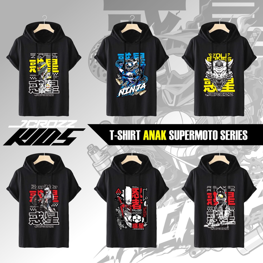 KAOS HOODIE ANAK SUPERMOTO ORIGINAL JCROZZ
