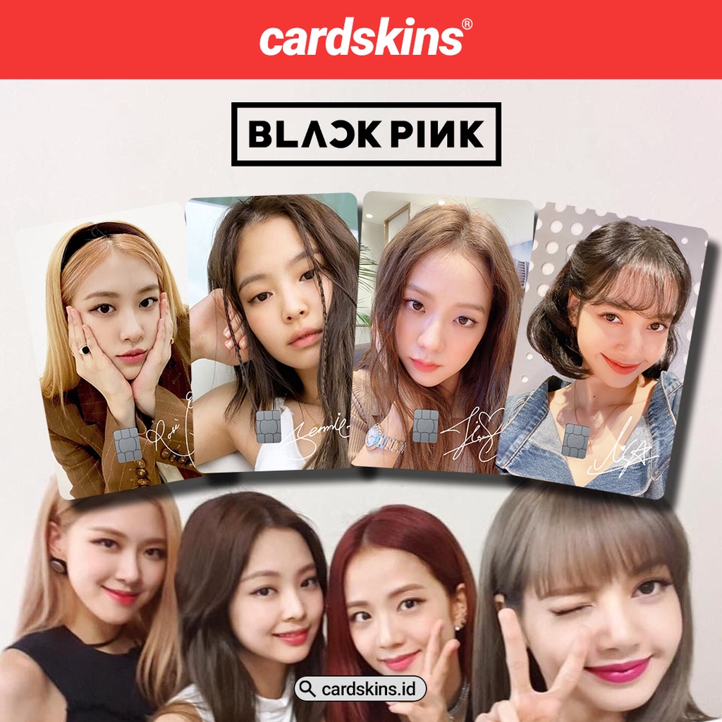 BLACKPINK SELCA EDITION SPECIAL HOLOGRAM LOVE | GARSKIN / STICKER KARTU ATM / SKIN KARTU ATM / DEBIT / CREDIT / EMONEY / FLAZZ | CARDSKINS