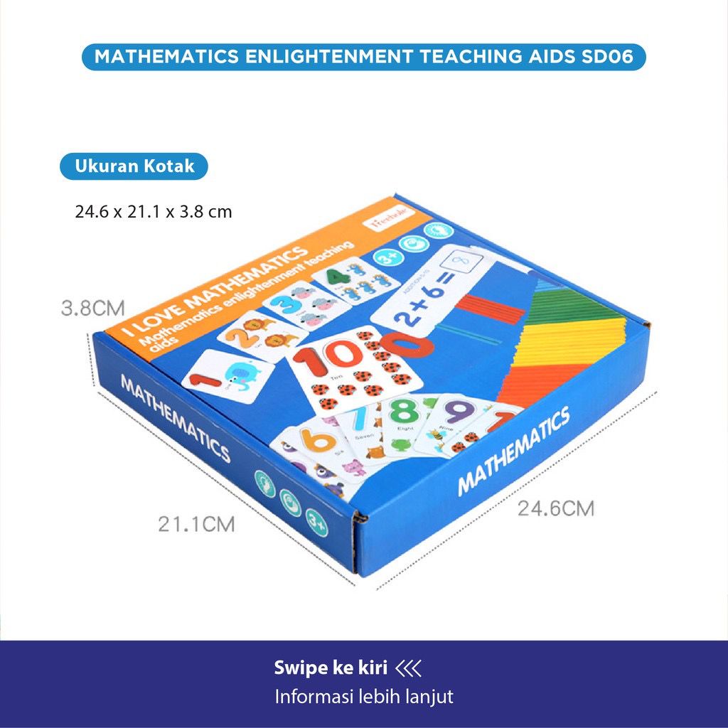 MATHEMATICS ENLIGHTENMENT TEACHING AIDS – SD06/ MAINAN ANGKA