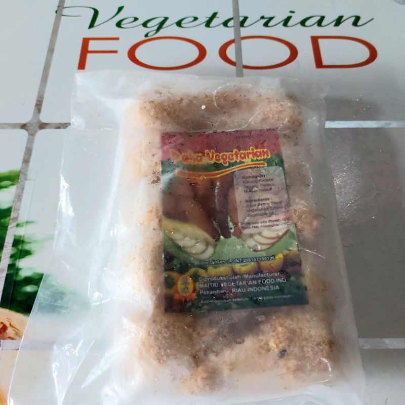 

PAHA VEGETARIAN, 350g, ISI 10 PCS, ( FROZEN FOOD), HALAL, VEGAN, MAITRI