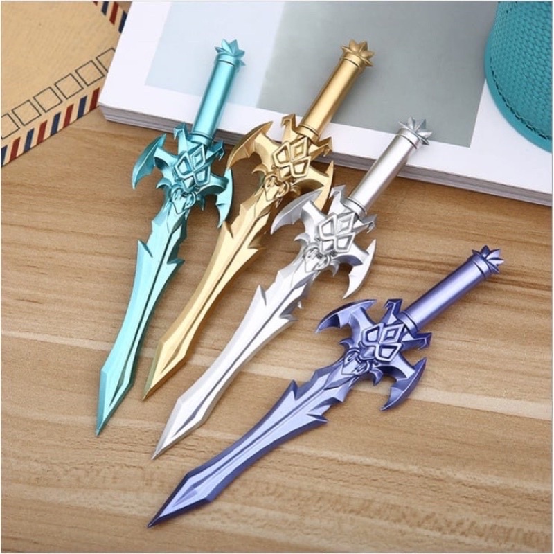 

PULPEN PEDANG / PENA MODEL PEDANG / PULPEN UNIK / PULPEN PISTOL / PULPEN PANAH/COCOK UNTUK ANAK-ANAK