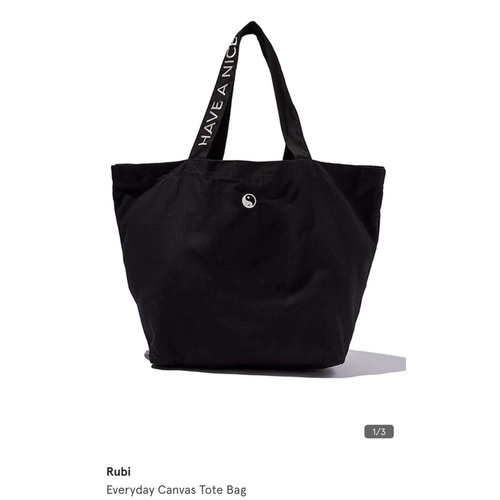 Rubi-Everyday Canvas Tote Bag NEW with tag & packing