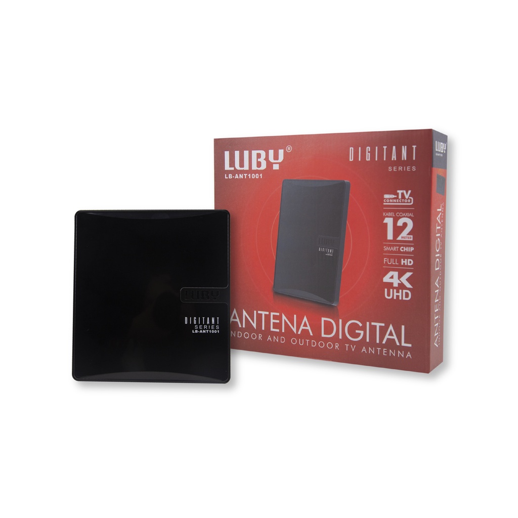 Antena TV Digital Luar Dalam Luby Indoor Outdoor Analog LB-ANT1001 Set top box