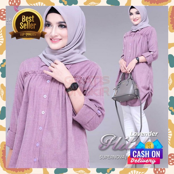 Pakean Tunika Model Terbaru 2023 Tunic Cewek Cantik Casual Baj Tuniq Kuliah Perguruan Tinggi Tinik P
