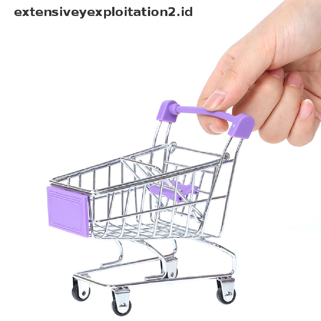 1pc Mainan Trolley Belanja Supermarket Mini Untuk Anak