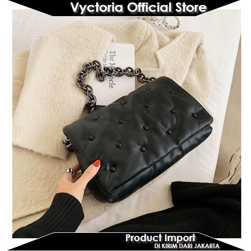 (COD) Vyctoria VOS5262 Tas Selempang Wanita Fashion Shoulder Bag Import Promo EL5262 LT1957 JT12282 GT1827 5262 1957 12282 1827