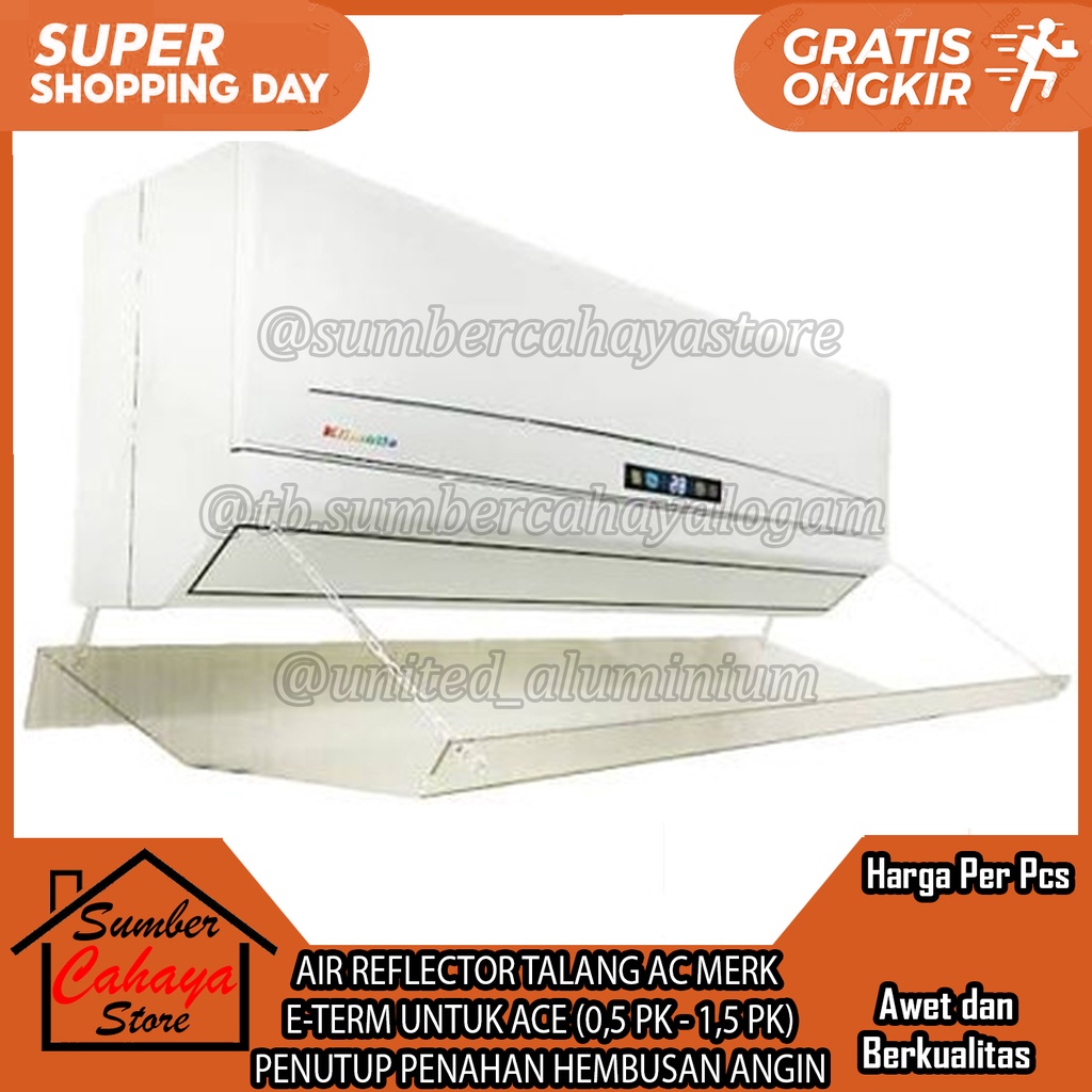 AIR REFLECTOR TALANG AC MERK  E-TERM UNTUK ACE (0,5 PK - 1,5 PK) AER REFLEXTOR REFLEKTOR ACRYLIC AKR