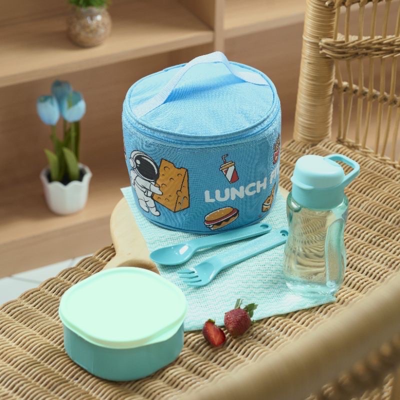 Bekal anak / lunch fit / kotak makan anak / tempat makan anak / rantang anak / lunchbox set