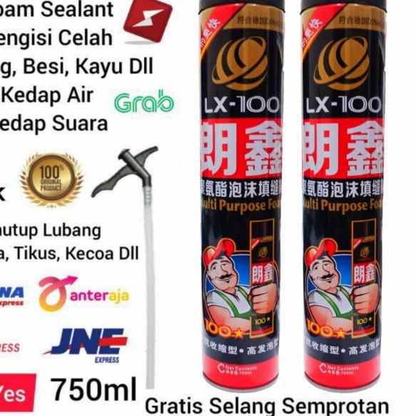 

PU Sealant Foam Spray PU Busa Foam Sealant Polyurethane Foam PU Foam - Kaleng Coklat