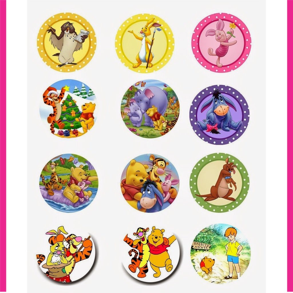 

BIGBAG CUPCAKE TOPPER CUSTOM KARAKTER WINNIE THE POOH