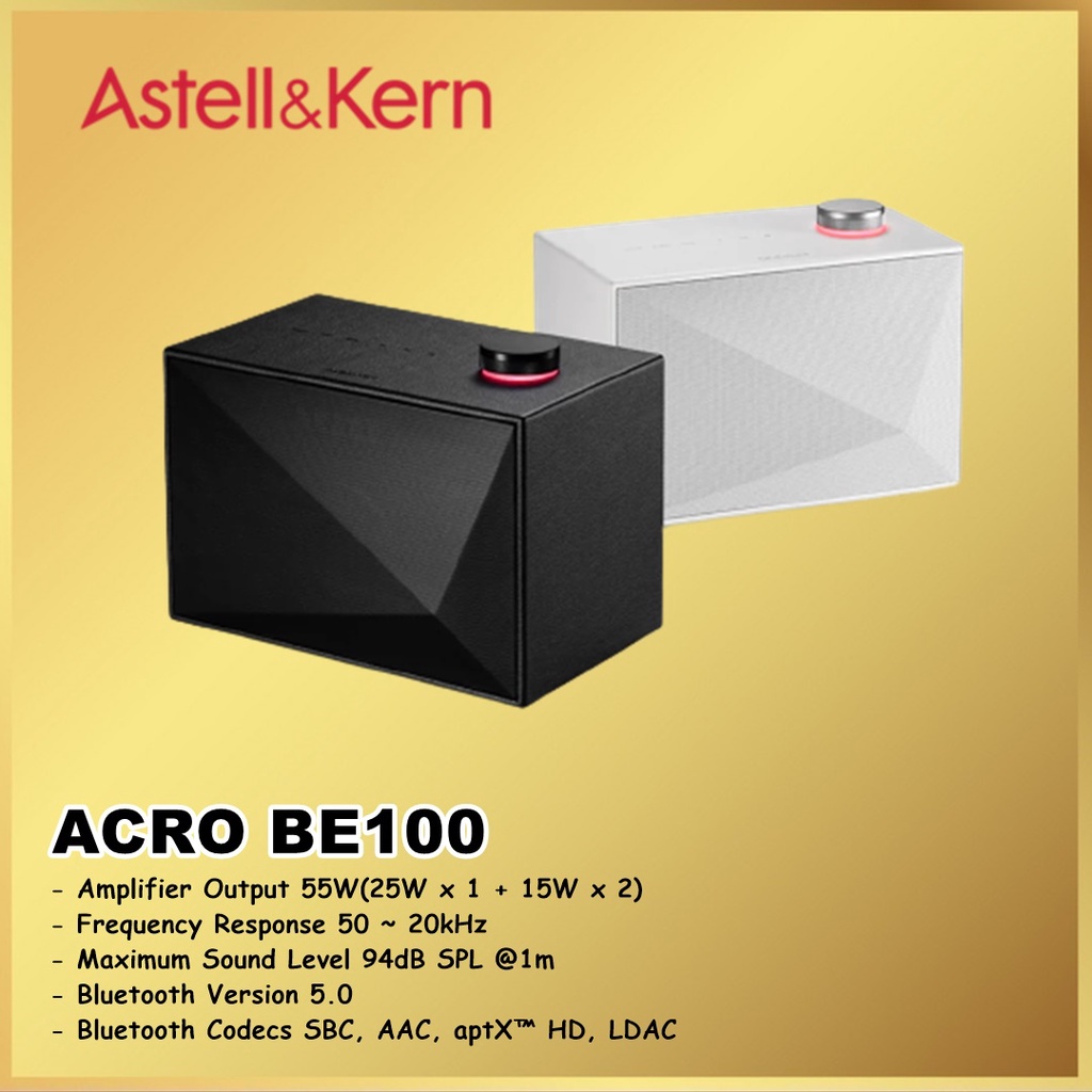 Astell&amp;Kern Acro BE100 Wireless Bluetooth Speaker AK BE100 BE 100
