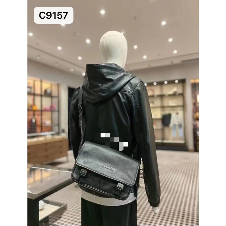 [Instant/Same Day]29cm  COACH 9157 New Men's Bag LEAGUE Messenger Bag One shoulder messenger bag messenger bag   ycb