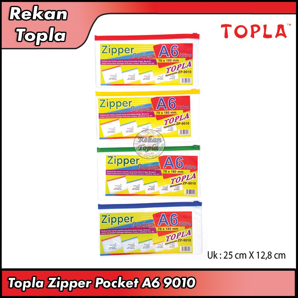

Tempat Giro / Zipper Pocket A6 / GIRO / Topla 9010