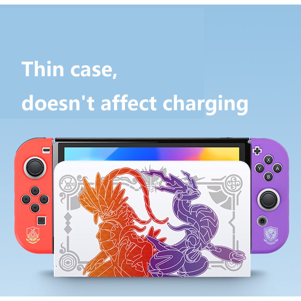 Tas Hard Case Penyimpanan Kartu Model Pok Mon Scarlet / Violet Untuk Nintendo Switch OLED / V1 V2 / Lite