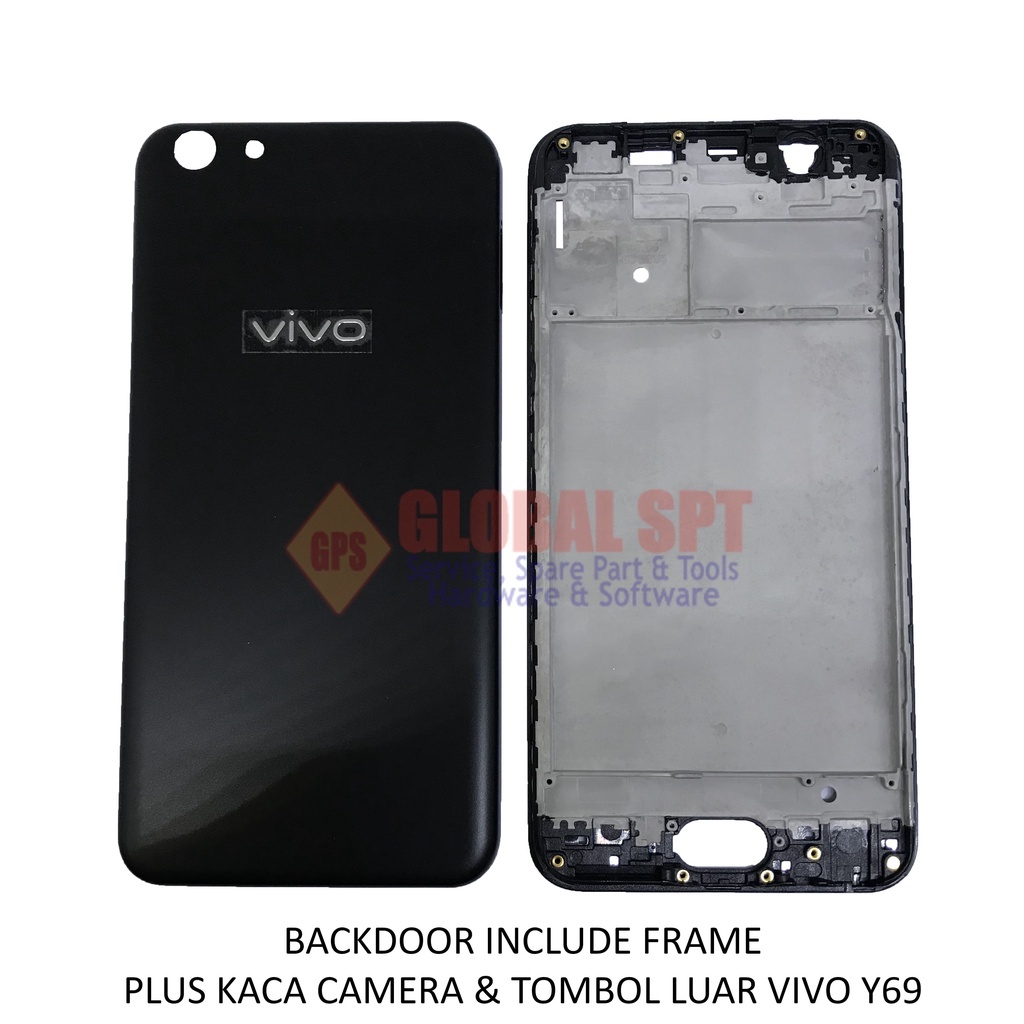 BACKDOOR VIVO Y69 INCLUDE FRAME / BACK COVER / TUTUP BELAKANG