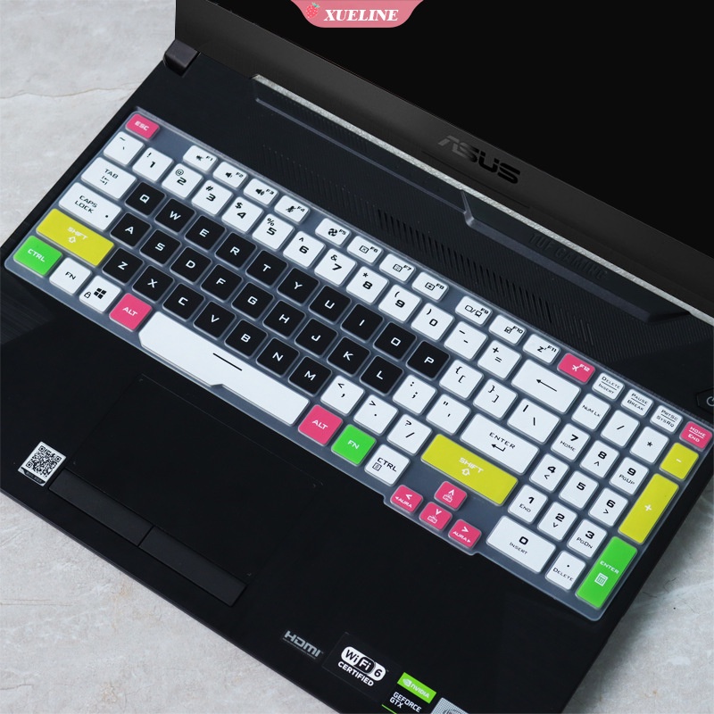 Film Pelindung keyboard Bahan Silikon Anti Debu Ukuran 15.6 inch Untuk ASUS TUF Gaming2 FA506QM