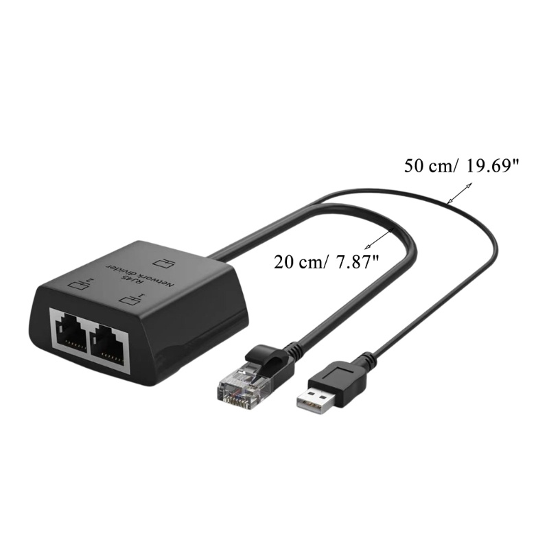 Btsg 1ke 2ways LAN Eterna Kabel RJ45 Female Splitter Connector Adapter