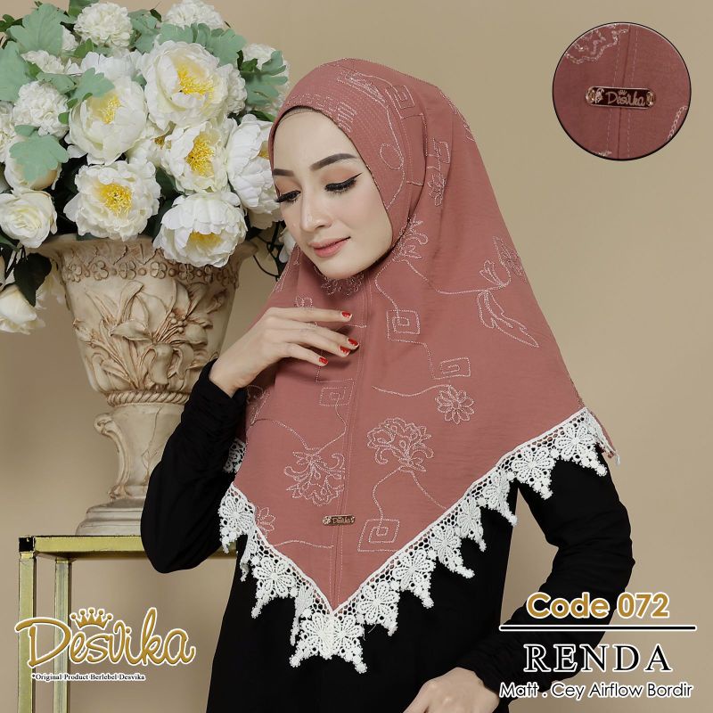 Jilbab Khimar Instan Simple Kode 072 Ori Desvika Hijab