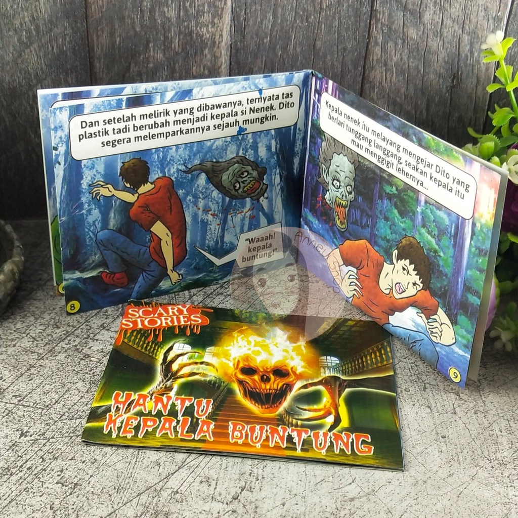 Komik Seram Horor Horror Misteri Hantu Ghost Story Nostalgia Mainan Jadul Generasi 90an Edukasi Kreatif Anak