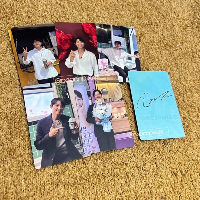 [MIN.4] UNOFFICIAL PHOTOCARD SONG JOONG KI aktor