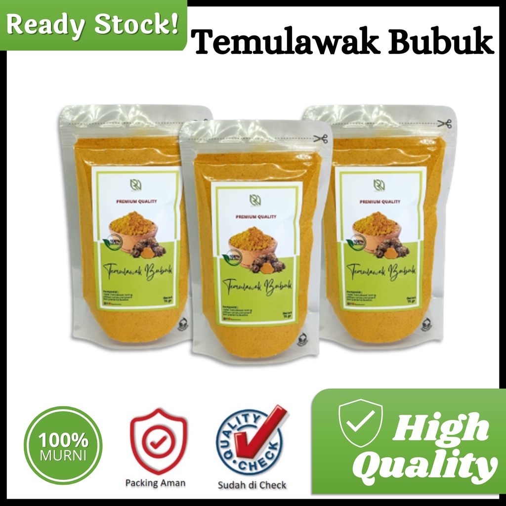 

[ COD ] Temulawak Bubuk / Ground Java Turmeric / Rempah / JSR 100% PREMIUM / RimpangNusantara