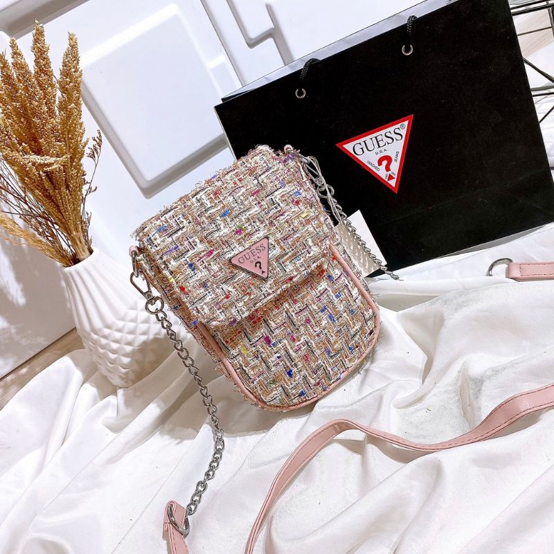 (REAL PICT) PHONE BAG GUESS / TAS SLEMPANG HP GUESS / SLINGBAG GUESS / TAS IMPORT WANITA