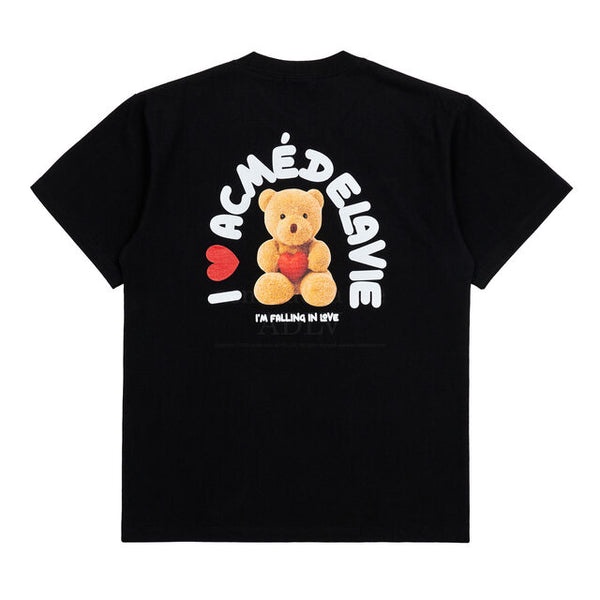 ADLV I Love Bear Teddy Bear Tee Black 100% Original