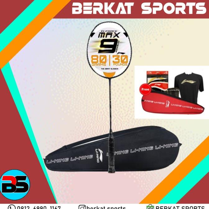 LINING G-FORCE SUPERLITE MAX 9 RAKET BADMINTON SUPERLITE MAX 9