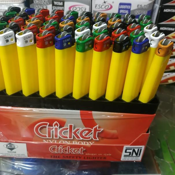 Korek Api Cricket Standar Bodi Polos Khusus SABLON Promosi - Putih