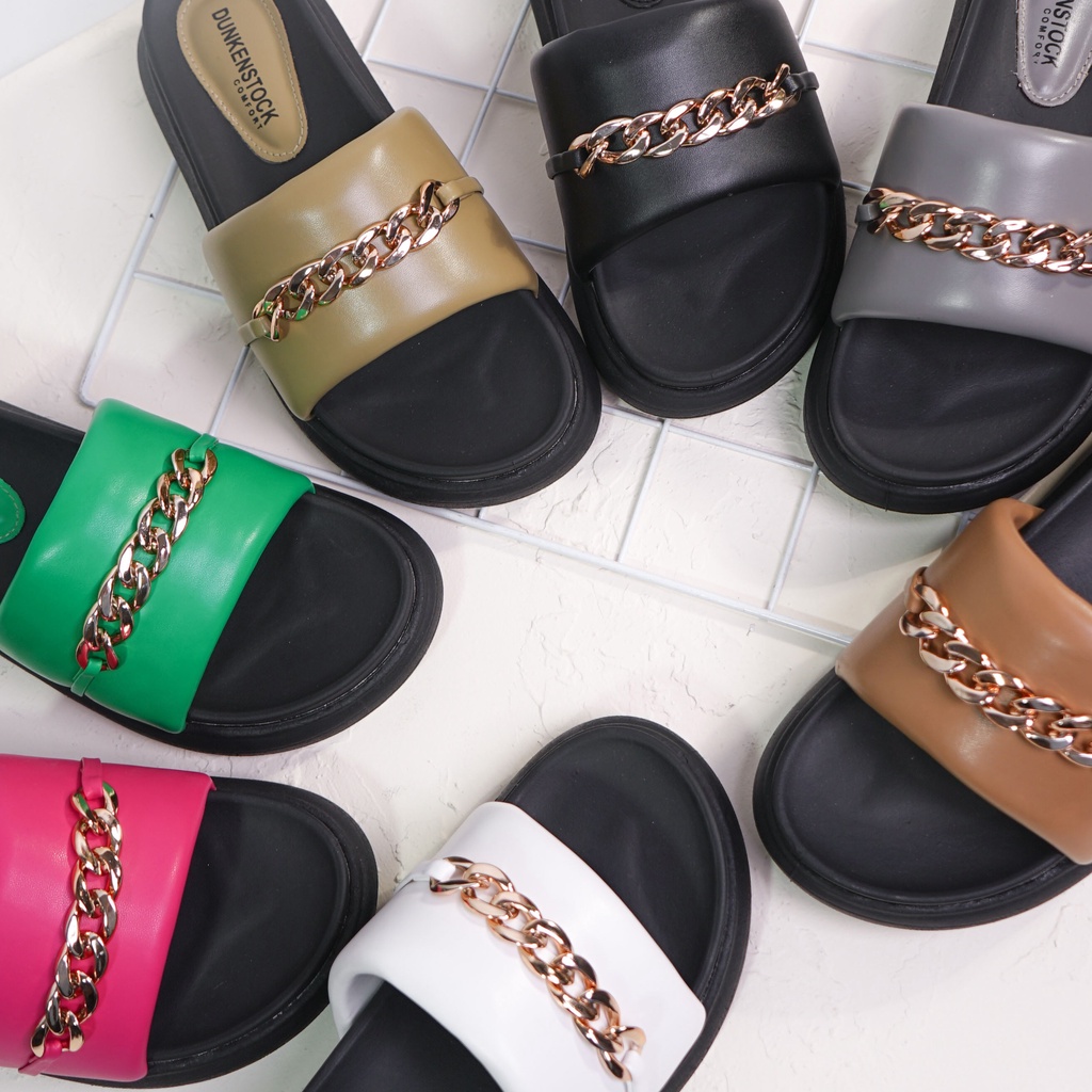 DUNKENSTOCK TIPE LEONA Sandal Kokop Selop Wanita Stylish Dan Nyaman