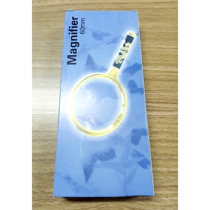 

HANDHELD MAGNIFYING HAND LENS MAGNIFIER / KACA PEMBESAR - TRANSPARENT TERLARIS